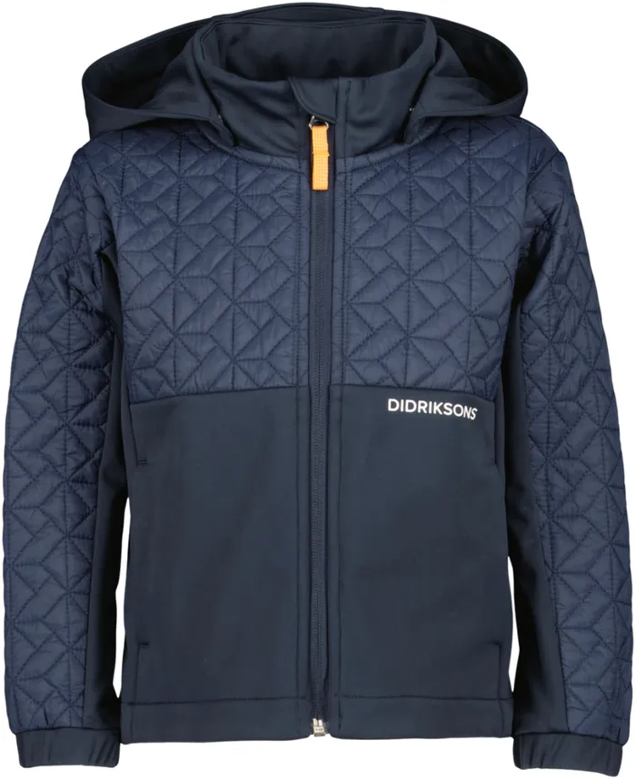 Briska Kids039 Jacket Navy Kids Didriksons Softshell Jackets