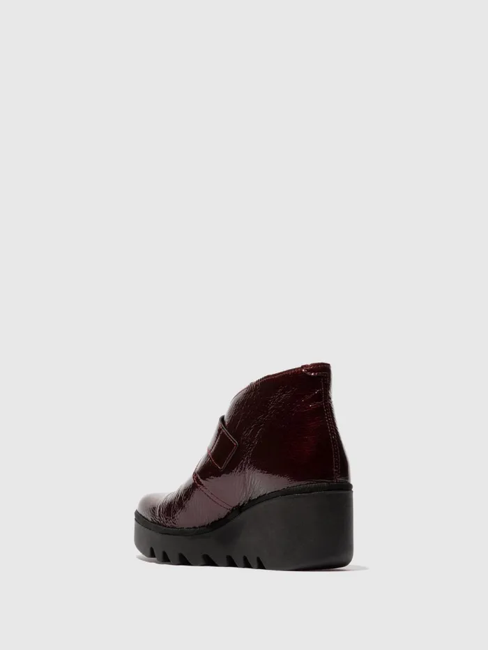 Buckle Ankle Boots BIRT397FLY WINE Women Fly London Ankle Boots