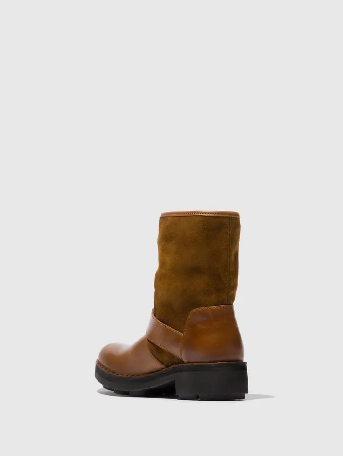 Buckle Ankle Boots NALY141FLY MIDBROWNTOBACCO Women Fly London Ankle Boots