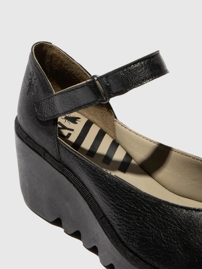 Buckle Shoes BAWO543FLY BLACK Women Fly London Shoes