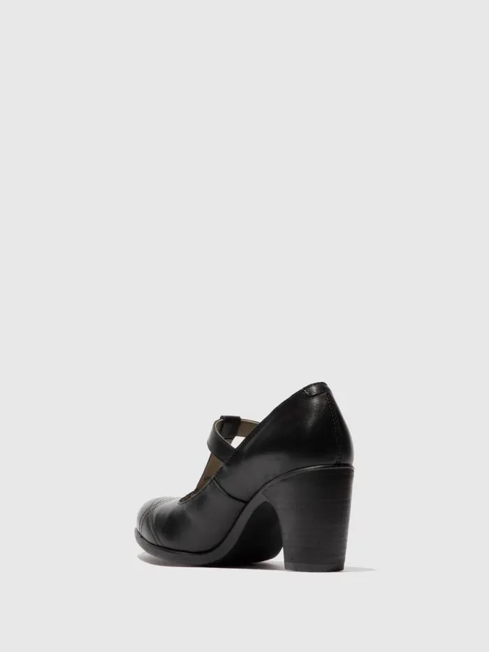 Buckle Shoes KIAI175FLY BLACK Women Fly London Shoes