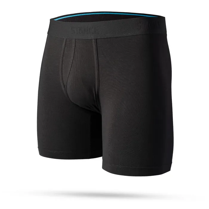 Butter Blend Boxer Brief With Wholester Staple 8211 Black Men Stance Boxers and Briefs