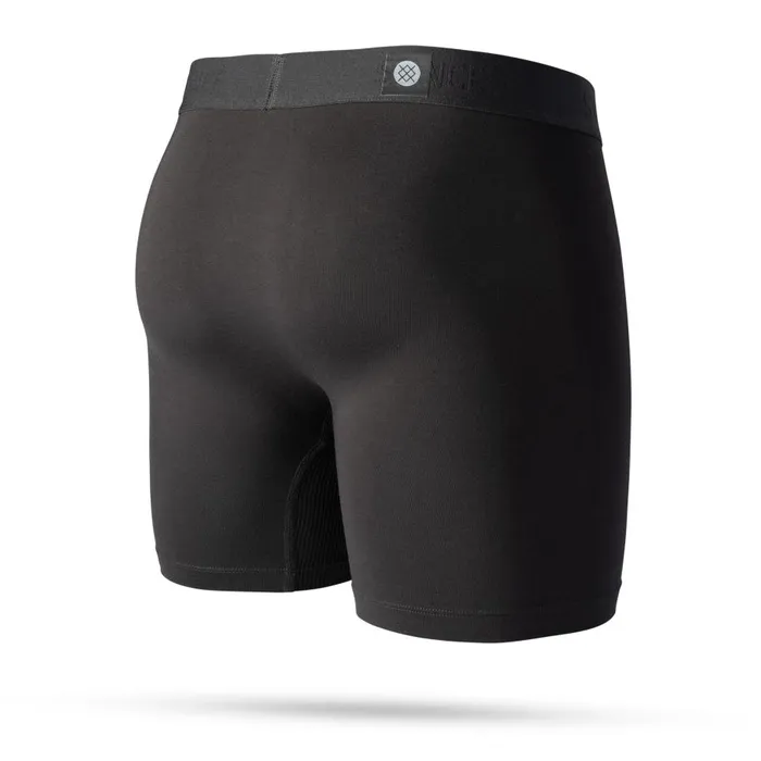 Butter Blend Boxer Brief With Wholester Staple 8211 Black Men Stance Boxers and Briefs