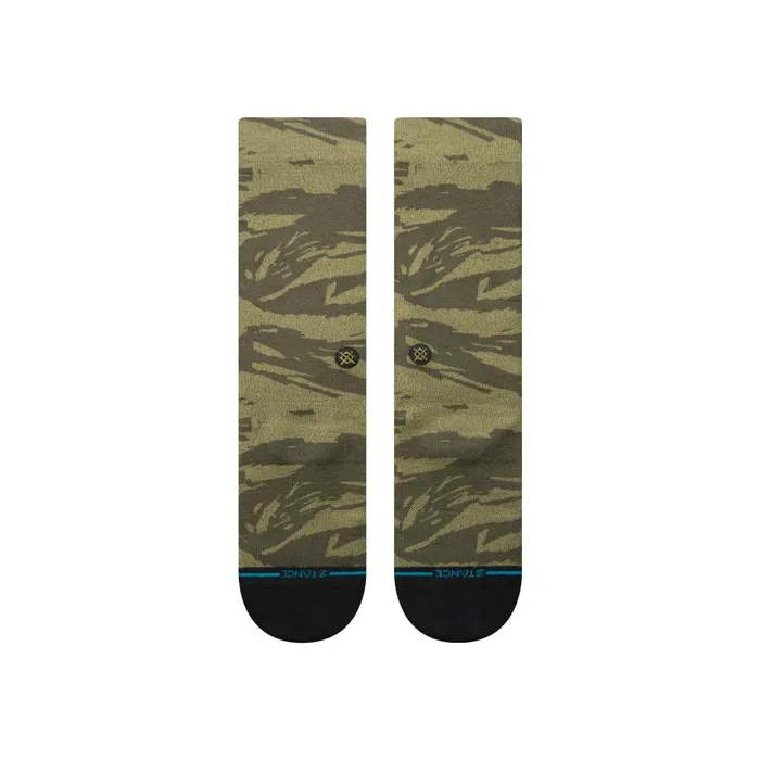 Butter Blend Crew Socks Camoblend 8211 Darkgreen MenWomen Stance Crew