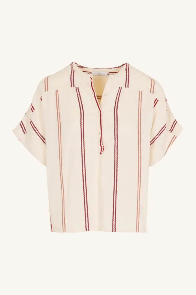 ByBar Blouses Vrouwelijk Bo Athia Blouse Grenache ByBar Blouses Vrouwelijk Bo Athia Blouse Grenache
