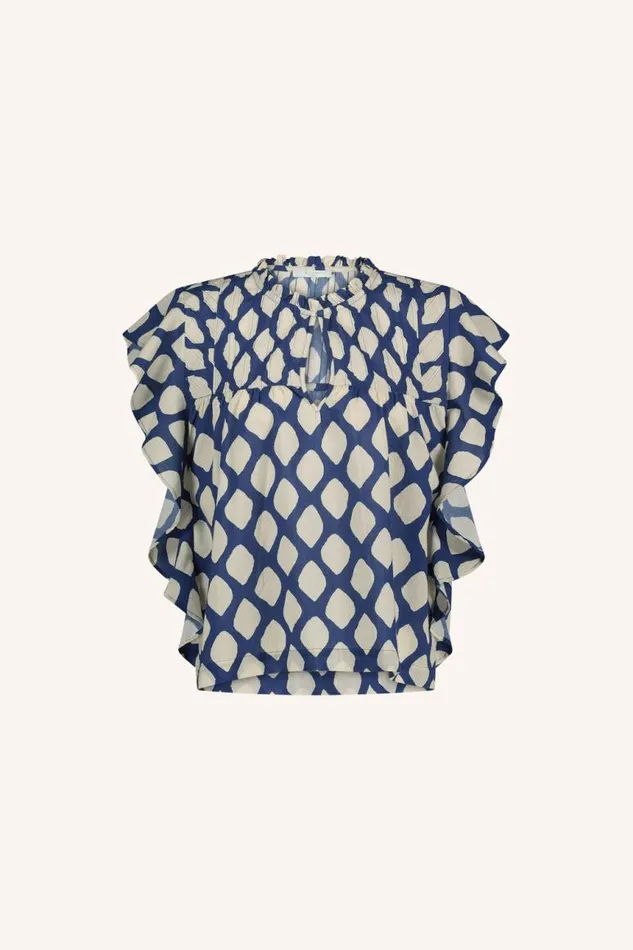 ByBar Blouses Vrouwelijk Danee Balu Blouse Balu Print ByBar Blouses Vrouwelijk Danee Balu Blouse Balu Print