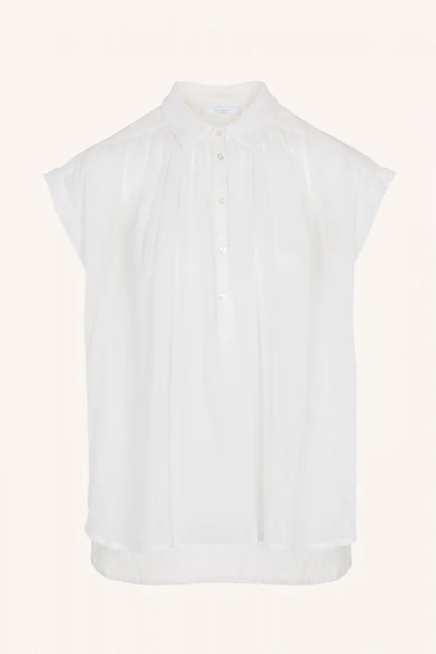ByBar Blouses Vrouwelijk Stevie Blouse Off White ByBar Blouses Vrouwelijk Stevie Blouse Off White