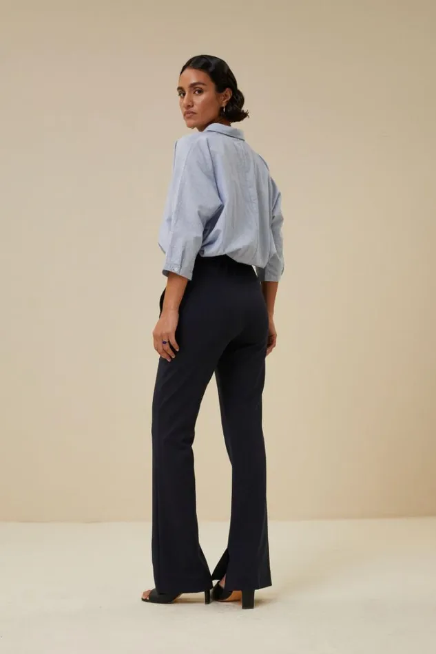 ByBar Broeken Vrouwelijk Lowie Pant Midnight ByBar Broeken Vrouwelijk Lowie Pant Midnight