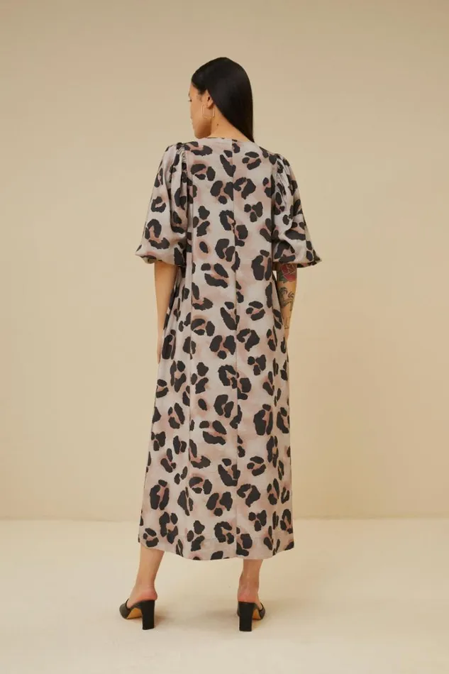 ByBar Jurken Vrouwelijk Juta Cheetah Dress Cheetas Print ByBar Jurken Vrouwelijk Juta Cheetah Dress Cheetas Print