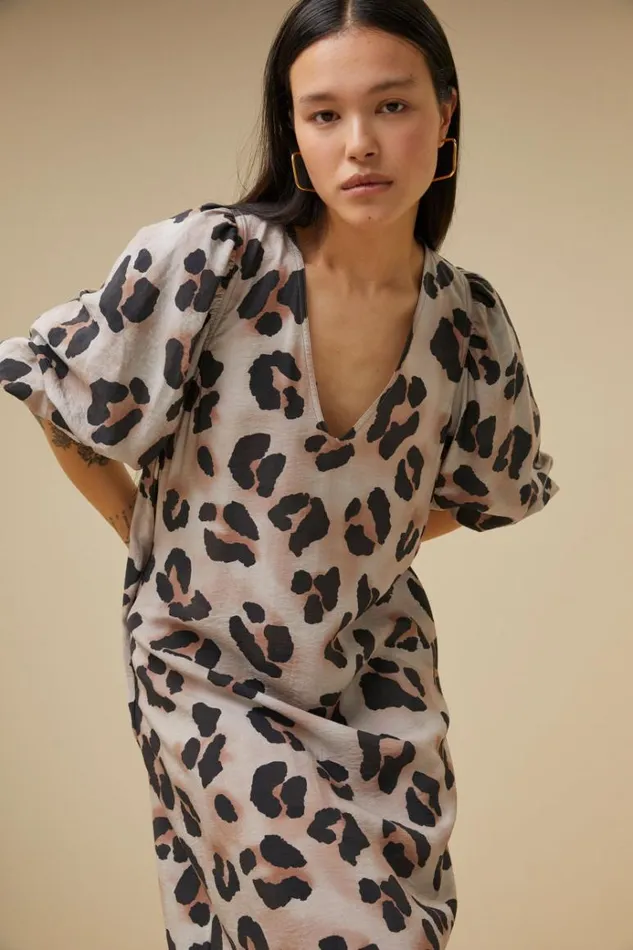 ByBar Jurken Vrouwelijk Juta Cheetah Dress Cheetas Print ByBar Jurken Vrouwelijk Juta Cheetah Dress Cheetas Print
