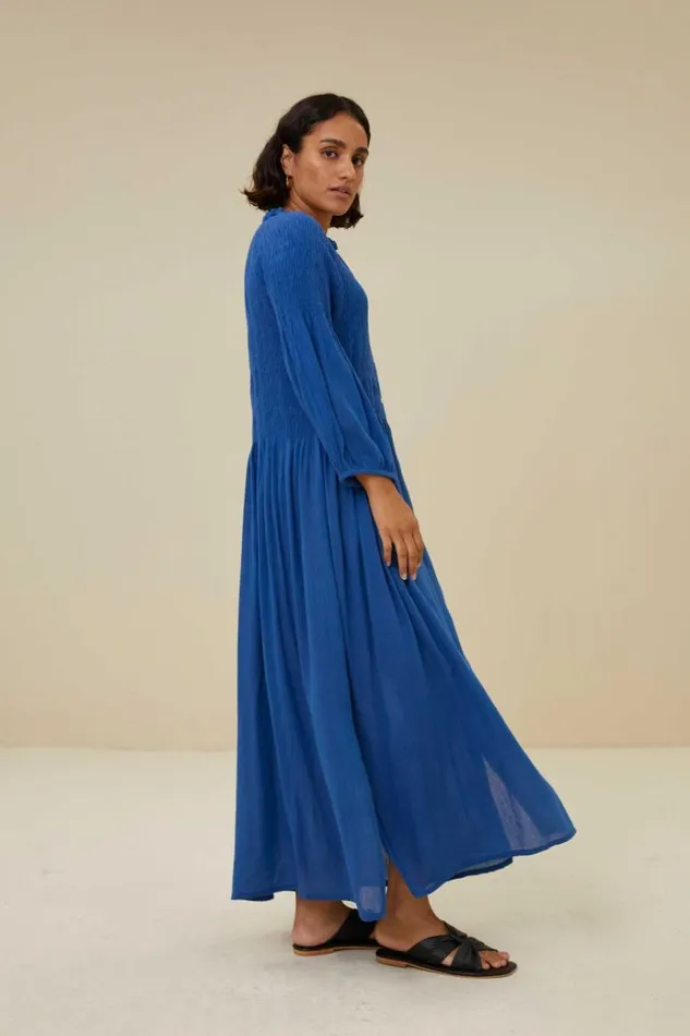 ByBar Jurken Vrouwelijk Loulou Dress Kingsblue ByBar Jurken Vrouwelijk Loulou Dress Kingsblue
