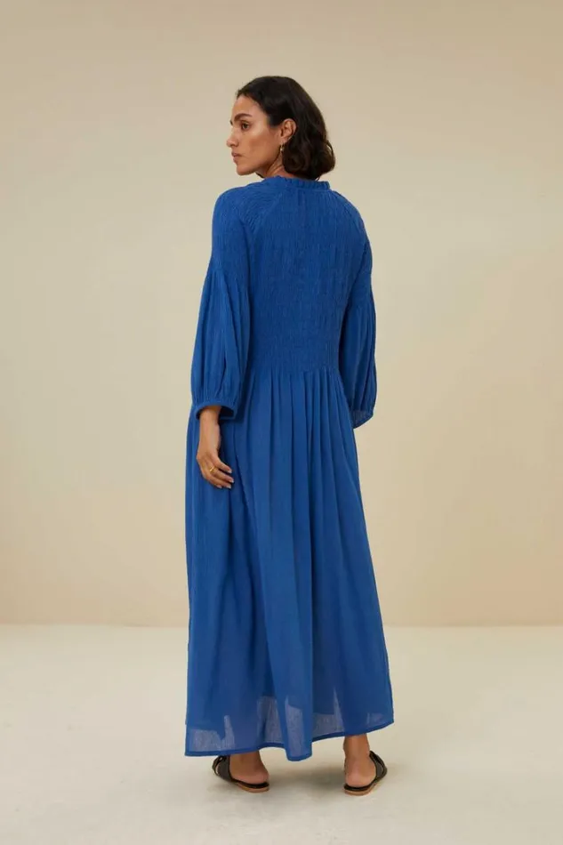 ByBar Jurken Vrouwelijk Loulou Dress Kingsblue ByBar Jurken Vrouwelijk Loulou Dress Kingsblue