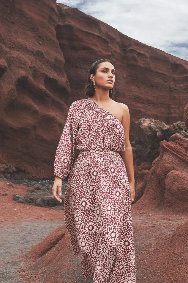ByBar Rokken Vrouwelijk Juta Sunflower Skirt Sunflower Print