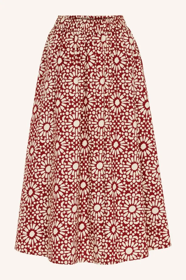 ByBar Rokken Vrouwelijk Juta Sunflower Skirt Sunflower Print ByBar Rokken Vrouwelijk Juta Sunflower Skirt Sunflower Print