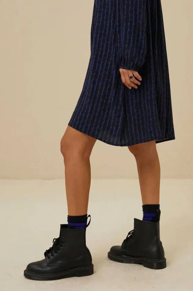 ByBar Sokken and Panty039s Vrouwelijk Logo Sock MidnightKingsblue
