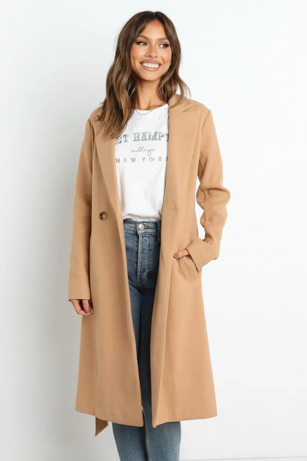 Camberwell Coat Tan Jackets and Coats Petal and Pup Women
