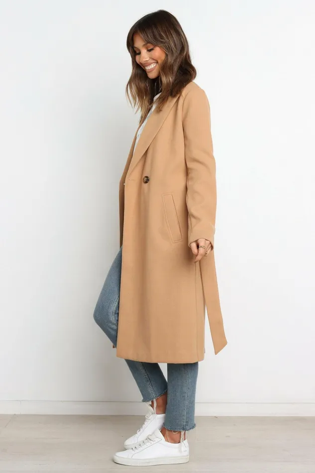 Camberwell Coat Tan Jackets and Coats Petal and Pup Women