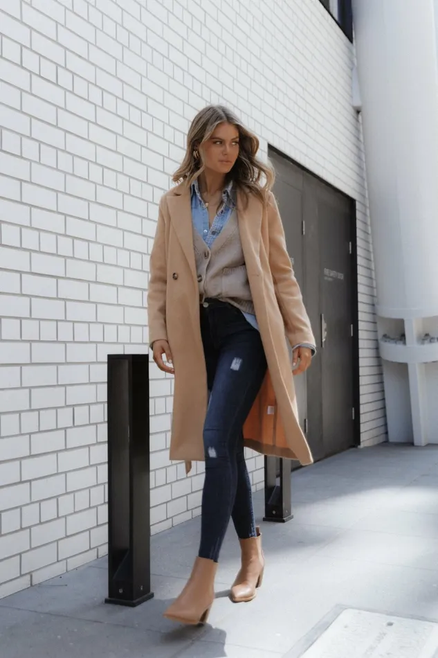 Camberwell Coat Tan Jackets and Coats Petal and Pup Women
