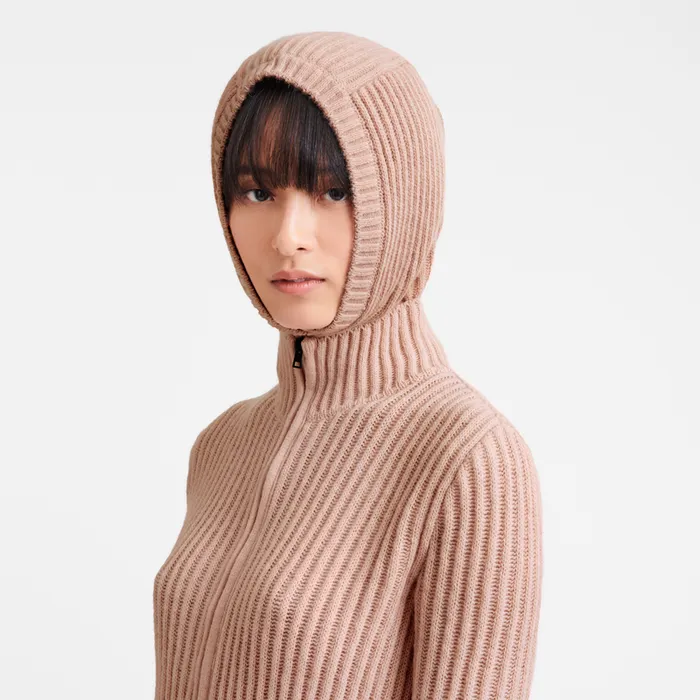 Caps and hatsKnitwear Longchamp WomenMen Balaclava Nude
