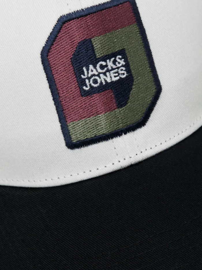 Caps JACK and JONES Mens MESH TRUCKER CAP Black Black