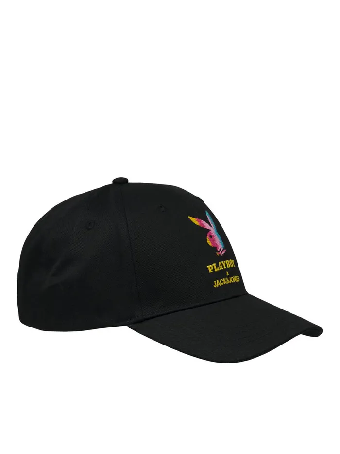 Caps JACK and JONES Mens PLAYBOY BASEBALL CAP Black Black Online