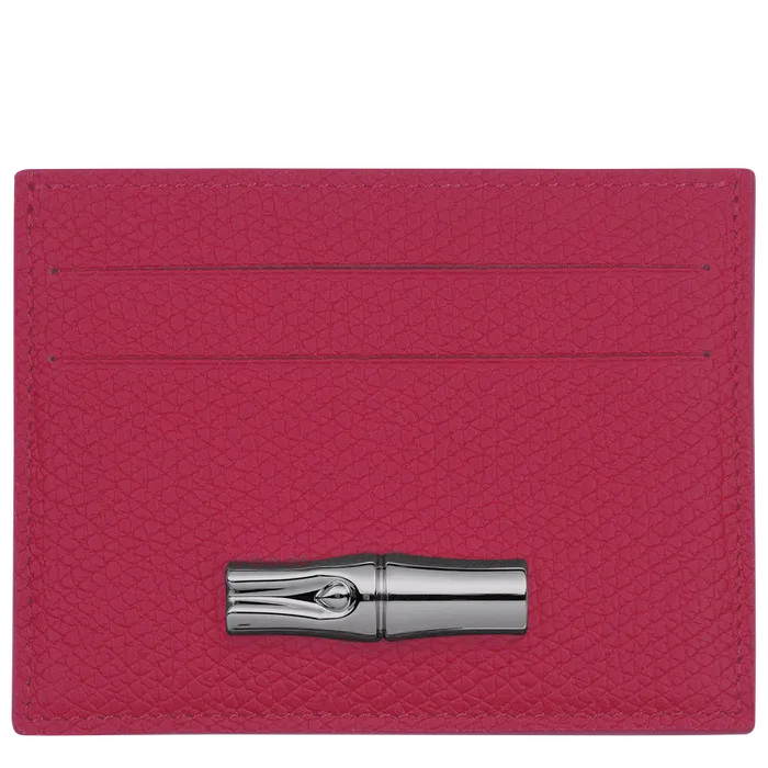Cardholders and Coin purses Longchamp Women Le Roseau Card holder BeetrootBeetrootBeetroot