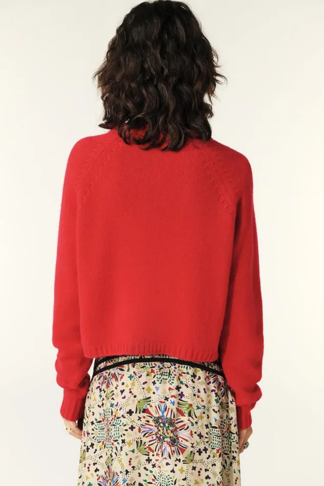 Cashmere Sweater Corvy Black Women Baandsh Sweaters and Cardigans