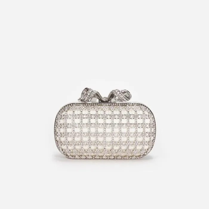 Champagne Crystal Clutch Bag Women Self Portrait Bride Champagne Crystal Clutch Bag Women Self Portrait Bride