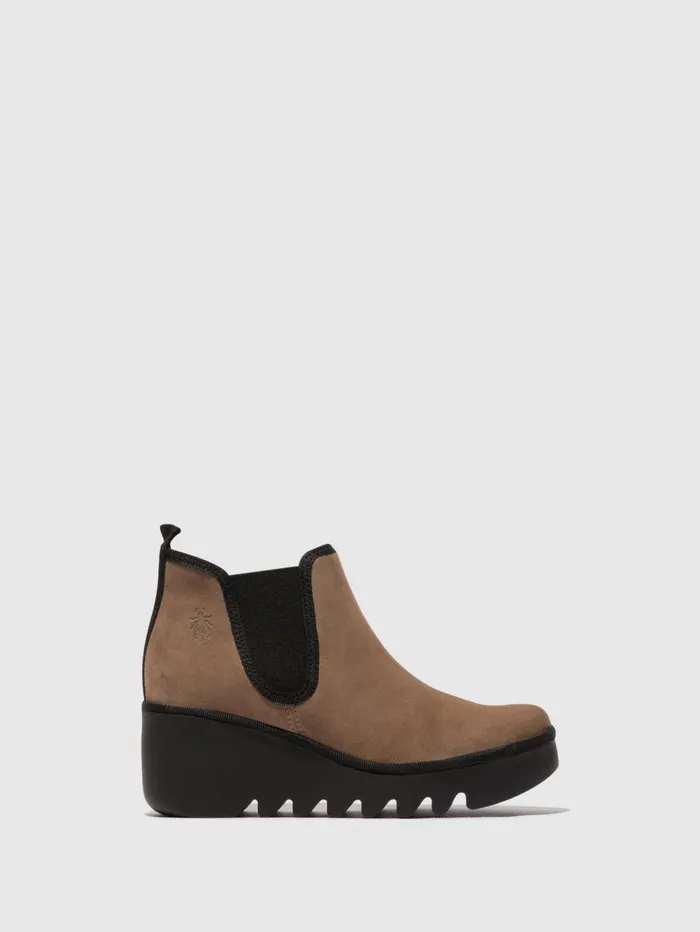 Chelsea Ankle Boots BYNE349FLY TAUPE Women Fly London Ankle Boots
