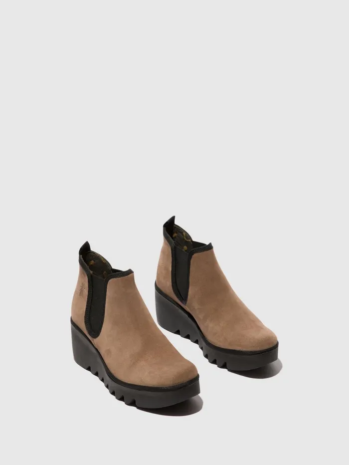 Chelsea Ankle Boots BYNE349FLY TAUPE Women Fly London Ankle Boots