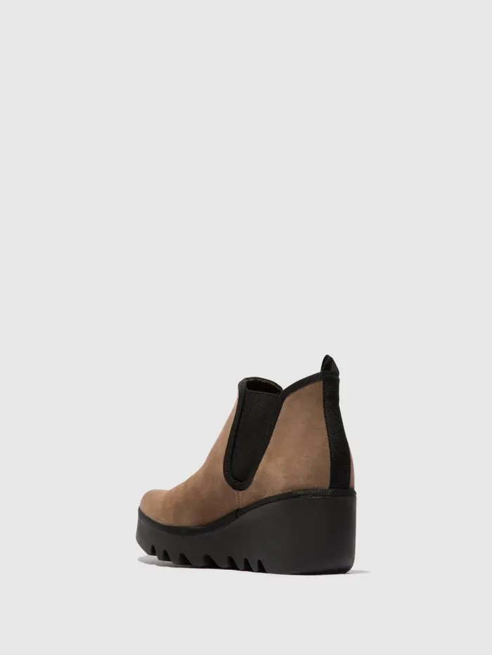 Chelsea Ankle Boots BYNE349FLY TAUPE Women Fly London Ankle Boots