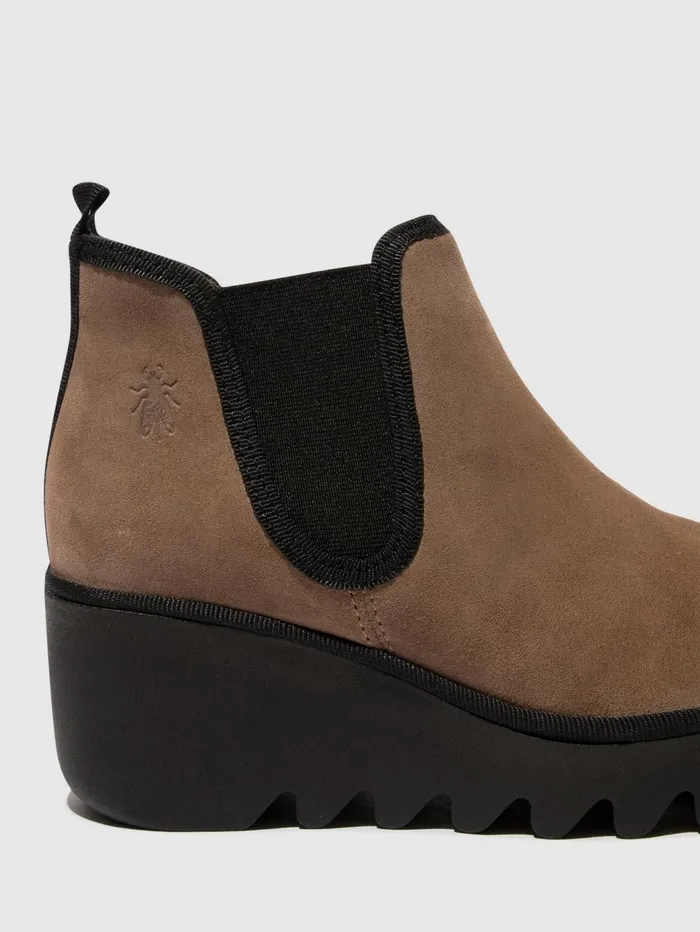 Chelsea Ankle Boots BYNE349FLY TAUPE Women Fly London Ankle Boots