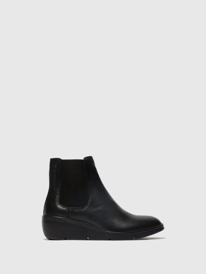 Chelsea Ankle Boots NOLA549FLY BLACK Women Fly London Ankle Boots