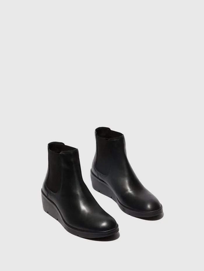 Chelsea Ankle Boots NOLA549FLY BLACK Women Fly London Ankle Boots