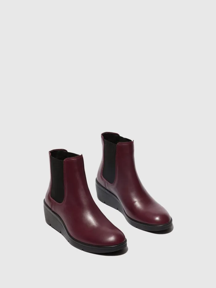 Chelsea Ankle Boots NOLA549FLY BORDEAUX Women Fly London Ankle Boots