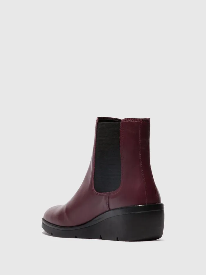 Chelsea Ankle Boots NOLA549FLY BORDEAUX Women Fly London Ankle Boots