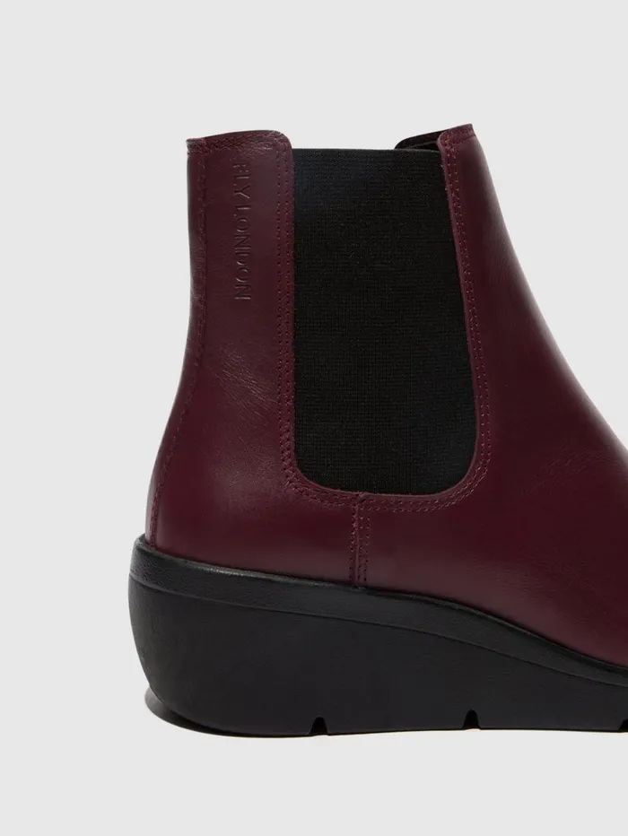 Chelsea Ankle Boots NOLA549FLY BORDEAUX Women Fly London Ankle Boots