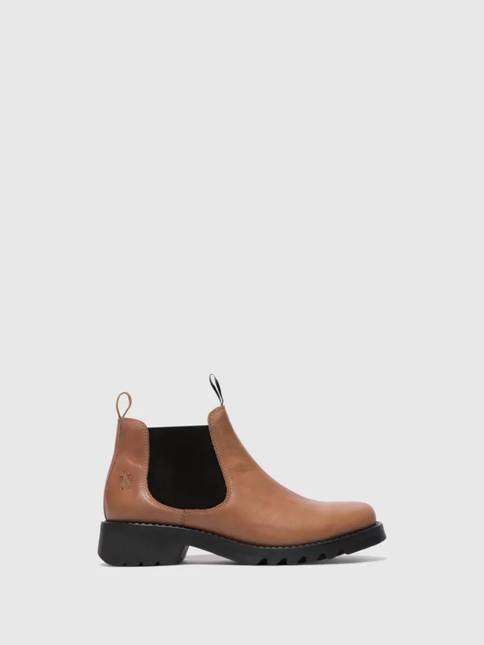 Chelsea Ankle Boots RIKA894FLY ROSE BLACK SOLE Women Fly London Ankle Boots