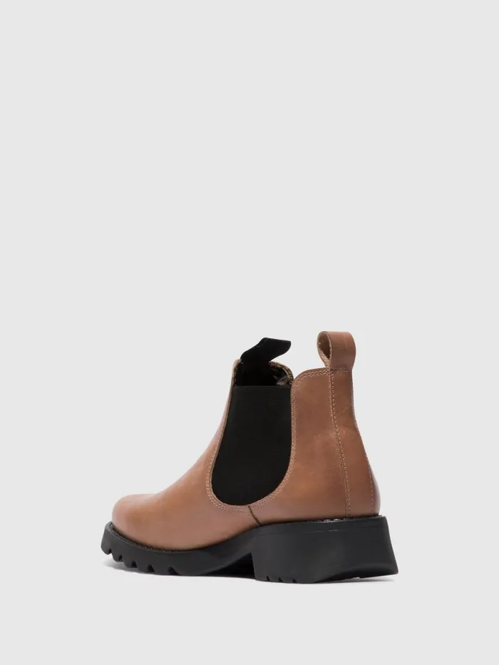 Chelsea Ankle Boots RIKA894FLY ROSE BLACK SOLE Women Fly London Ankle Boots