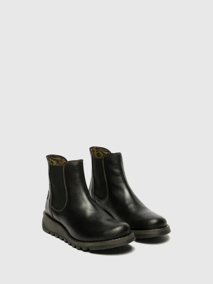 Chelsea Ankle Boots SALV BLACK Women Fly London Ankle Boots