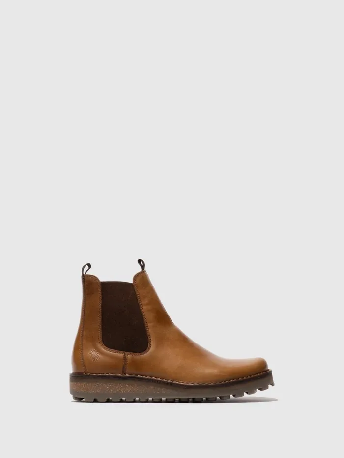 Chelsea Ankle Boots TUVI29FLY CAMEL Men Fly London Ankle Boots