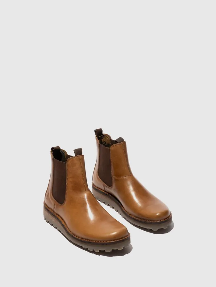 Chelsea Ankle Boots TUVI29FLY CAMEL Men Fly London Ankle Boots