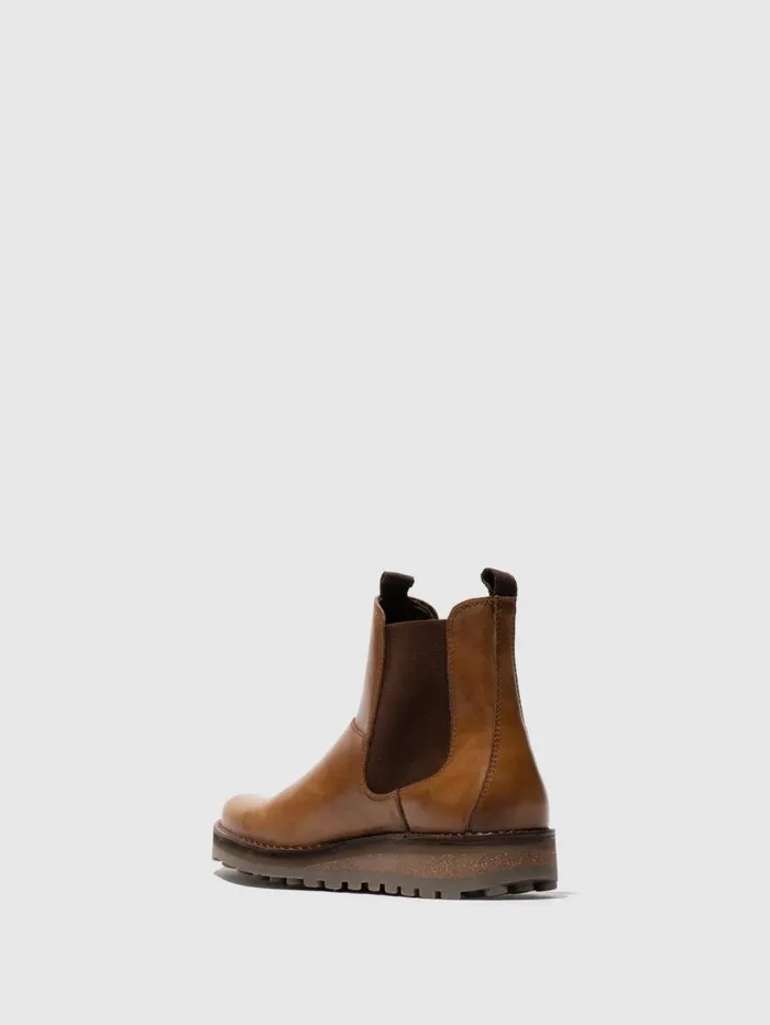 Chelsea Ankle Boots TUVI29FLY CAMEL Men Fly London Ankle Boots