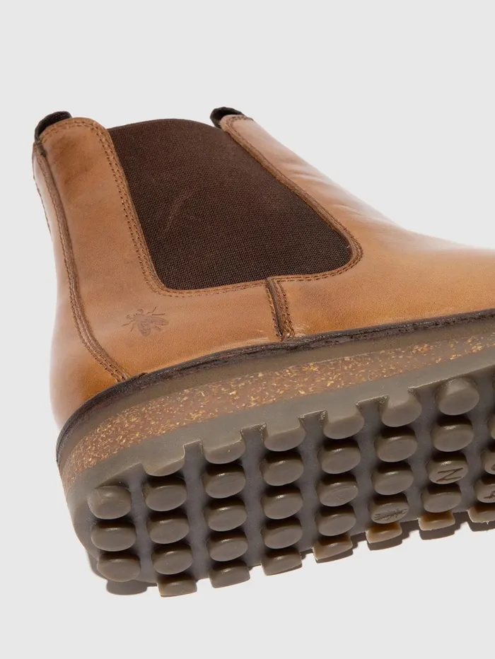 Chelsea Ankle Boots TUVI29FLY CAMEL Men Fly London Ankle Boots
