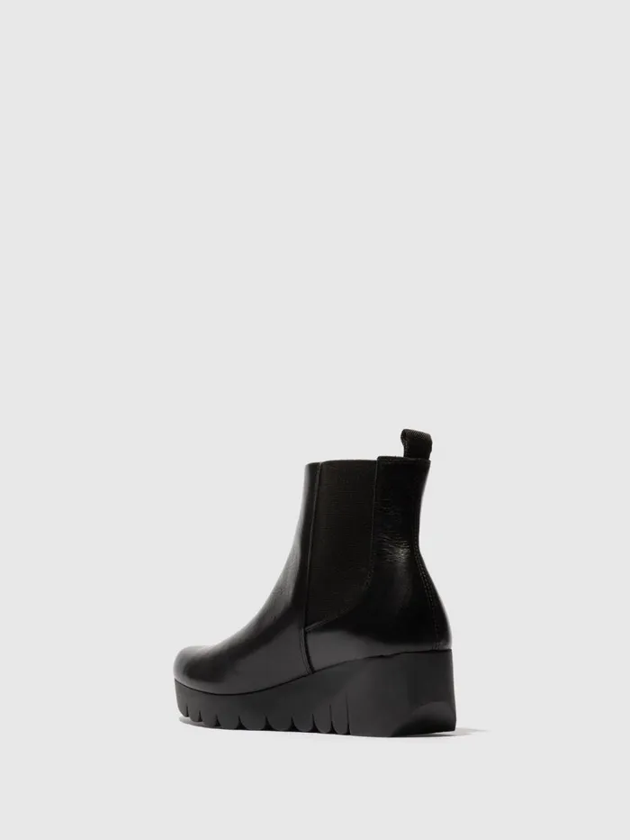Chelsea Ankle Boots VAZE177FLY BLACK Women Fly London Ankle Boots