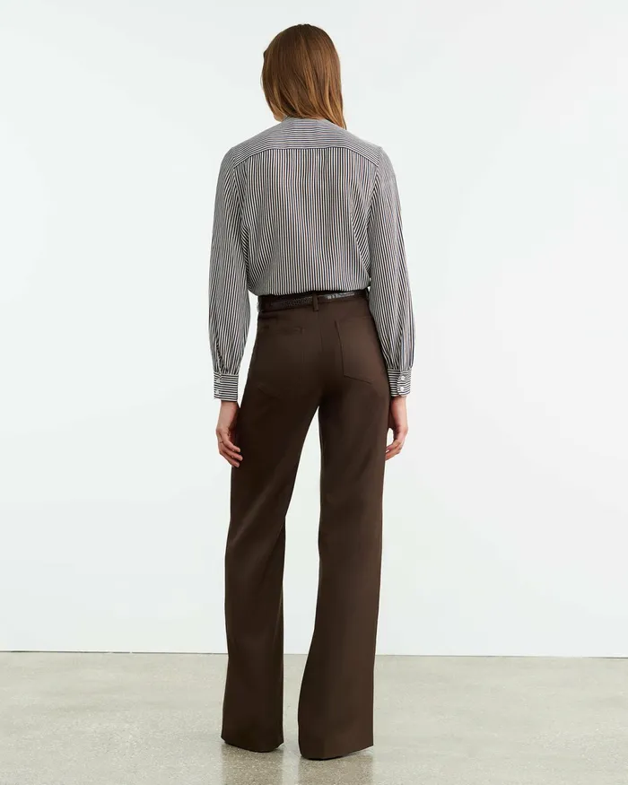 CHRISTOPHE PANT Brown Women Nili Lotan Pants and Shorts
