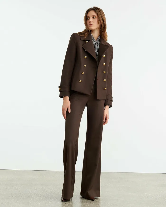 CHRISTOPHE PANT Brown Women Nili Lotan Pants and Shorts