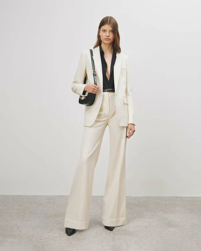 CHRISTOPHE PANT Brown Women Nili Lotan Pants and Shorts