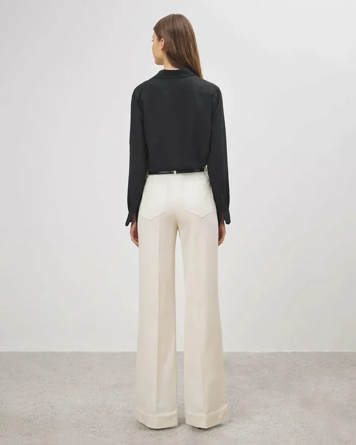 CHRISTOPHE PANT Brown Women Nili Lotan Pants and Shorts