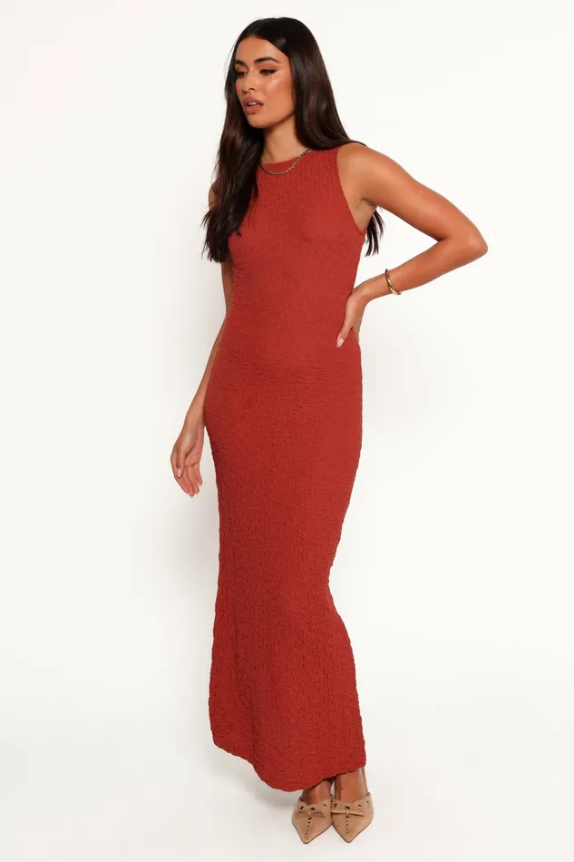 Clark Maxi Dress Wine Fall Dresses Petal and Pup Women